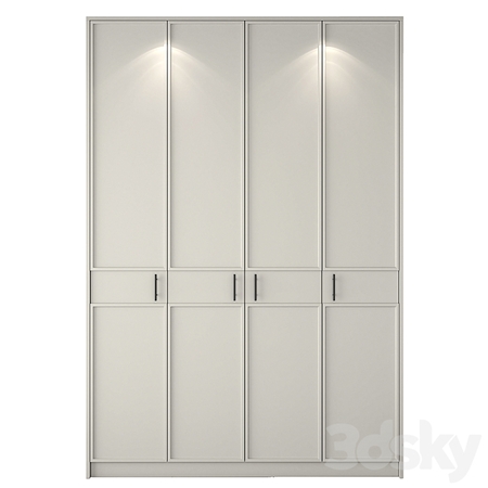 Horn's bedroom closet